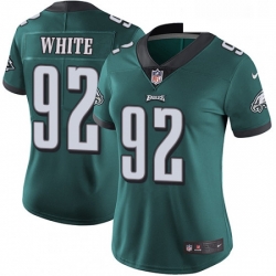 Womens Nike Philadelphia Eagles 92 Reggie White Midnight Green Team Color Vapor Untouchable Limited Player NFL Jersey