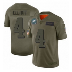 Womens Philadelphia Eagles 4 Jake Elliott Limited Camo 2019 Salute to Service Football Jersey