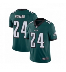 Youth Philadelphia Eagles 24 Jordan Howard Midnight Green Team Color Vapor Untouchable Limited Player Football Jersey