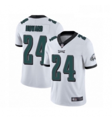 Youth Philadelphia Eagles 24 Jordan Howard White Vapor Untouchable Limited Player Football Jersey