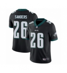 Youth Philadelphia Eagles #26 Miles Sanders Black Vapor Untouchable Limited Player Football Jersey