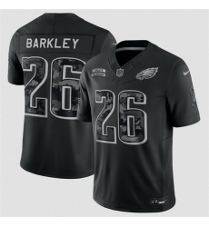 Youth Philadelphia Eagles 26 Saquon Barkley Black 2026 Salute to Service Limited Stitched Football Jersey Youth Philadelphia Eagles 26 Saquon Barkley Black 2026 Salute to Service Limited Stitched Football Jersey