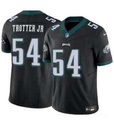 Youth Philadelphia Eagles 54 Jeremiah Trotter Jr Black 2024 Draft F U S E Vapor Untouchable Limited Stitched Football Jersey