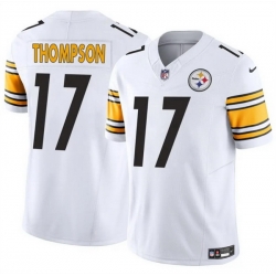 Men Pittsburgh Steelers 17 Skylar Thompson White 2025 F U S E  Vapor Limited Stitched Football Jersey