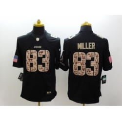 Nike Pittsburgh Steelers 83 Heath Miller black Limited Salute to Service NFL Jersey