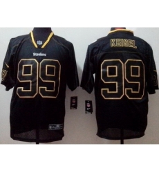 Nike Pittsburgh Steelers 99 Brett Keisel Black Elite Light Out NFL Jersey