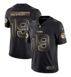 Nike Steelers 19 JuJu Smith Schuster Black Gold Vapor Untouchable Limited Jersey