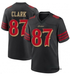 Men San Francisco 49ers Dewight Clark #87 Black 2025 F U S E Vapor Untouchable Limited Stitched Football Jersey