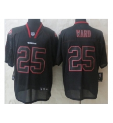 Nike San Francisco 49ers 25 Jimmie Ward Black Elite Lights Out NFL Jersey