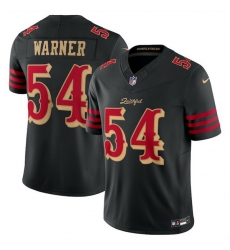 Women San Francisco 49ers 54 Fred Warner Black 2025 F U S E Rivalries Vapor Limited Stitched Football Jersey