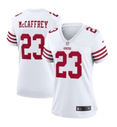 Women San Francisco 49ers Christian McCaffrey Nike White Vapor Untouchable Stitched Jersey