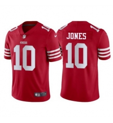 Youth San Francisco 49ers 10 Mac Jones Red 2025 Vapor Untouchable Limited Stitched Football Jersey