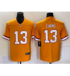 Men Tampa Bay Buccaneers 13 Mike Evans Orange Vapor Untouchable Limited Stitched Jersey