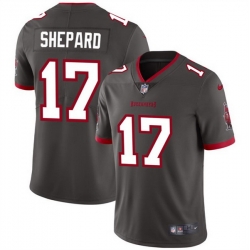 Men Tampa Bay Buccaneers 17 Sterling Shepard Grey Vapor Limited Stitched Jersey