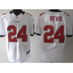 Nike Tampa Bay Buccaneers 24 Darrelle Revis White Elite NFL Jersey