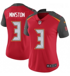 Womens Nike Tampa Bay Buccaneers 3 Jameis Winston Elite Red Team Color NFL Jersey