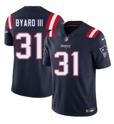 Men New England Patriots 31 Kevin Byard III Navy 2026 F U S E Vapor Limited Stitched Football Jersey Men New England Patriots 31 Kevin Byard III Navy 2026 F U S E Vapor Limited Stitched Football Jersey