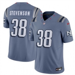 Men New England Patriots 38 Rhamondre Stevenson 2025 F U S E Rivalries Vapor Limited Stitched Football Jersey