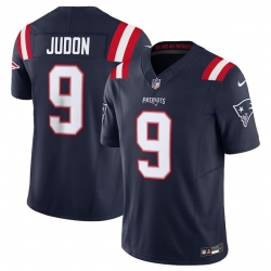 Men New England Patriots 9 Matthew Judon Navy 2023 F U S E  Vapor Limited Stitched Football Jersey