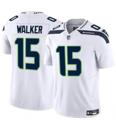 Men Seattle Seahawks 15 P J  Walker White 2024 F U S E Vapor Limited Stitched Football Jersey