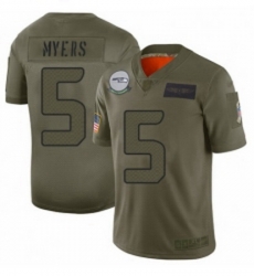 Womens Seattle Seahawks 5 Jason Myers Limited Camo 2019 Salute to Service Football Jersey