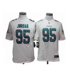 Nike Miami Dolphins 95 Dion Jordan White Game NFL Jersey