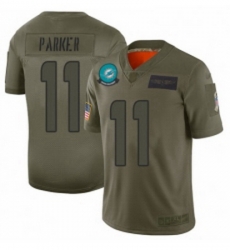 Womens Miami Dolphins 11 DeVante Parker Limited Camo 2019 Salute to Service Football Jersey