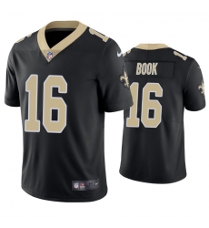 Men Nike New Orlean Saints Ian Book 16 Black Untouchable Vapor Limited Jersey