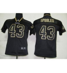 Nike Youth New Orleans Saints #43 Darren Sproles Black Jerseys[Lights out]