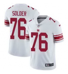 Nike Giants 76 Nate Solder White Vapor Untouchable Limited Jersey