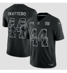 Youth New York Giants  44 Cam Skattebo Black 2026 Salute to Service Limited Stitched Football Jersey