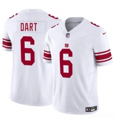 Youth New York Giants 6 Jaxson Dart White 2025 Draft F U S E  Vapor Untouchable Limited Stitched Jersey