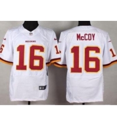 Nike Washington Redskins 16 Colt McCoy White Elite NFL Jersey