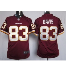 Nike Washington Redskins 83 Fred Davis Red Elite NFL Jersey