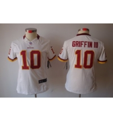 Women Nike Washington Redskins #10 Griffin III White Color[NIKE LIMITED Jersey]