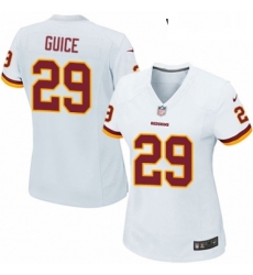 Womens Nike Washington Redskins 29 Derrius Guice Game White NFL Jersey