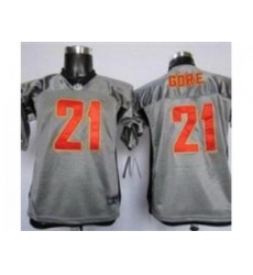 Nike Youth Washington Redskins #21 Frank Gore Grey Shadow Jerseys