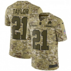 Youth Nike Washington Redskins 21 Sean Taylor Limited Camo 2018 Salute to Service NFL Jersey