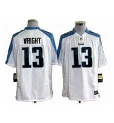 Nike Tennessee Titans 13 Kendall Wright white Game NFL Jersey