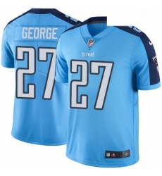 Youth Nike Tennessee Titans 27 Eddie George Light Blue Team Color Vapor Untouchable Limited Player NFL Jersey