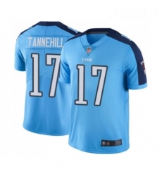 Youth Tennessee Titans 17 Ryan Tannehill Limited Light Blue Rush Vapor Untouchable Football Jersey