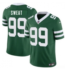 Men New York Jets  99 T Vondre Sweat Green 2026 F U S E  Vapor Untouchable Limited Stitched Jersey