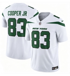 Men New York Jets Omar Cooper JR #83 White F U S E 2026 Draft Stitched Football Jersey