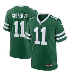 Mens New York Jets 11 Omar Cooper Jr Green 2026 Draft F U S E Vapor Untouchable Limited Stitched Jersey