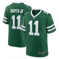 Mens New York Jets 11 Omar Cooper Jr Green 2026 Draft F U S E Vapor Untouchable Limited Stitched Jersey