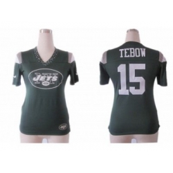 Nike Women New York Jets #15 Tim Tebow Green 2012 Field Flirt Fashion Jerseys