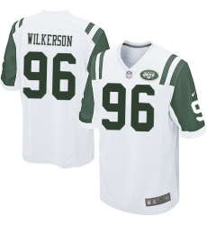 Youth Nike New York Jets #96 Muhammad Wilkerson Elite White NFL Jersey