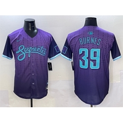 Men Arizona Diamondbacks 39 Corbin Burnes Purple 2025 City Connect Limited Stitched Baseball Jersey