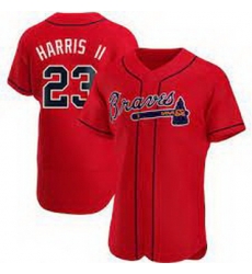 Youth Atlanta Braves Michael Harris II Authentic Red Alternate Jersey