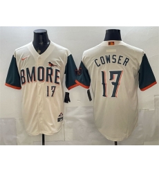 Men Baltimore Orioles  17 Colton Cowser Natural 2026 City Connect Stadium Stitched Baseball Jersey